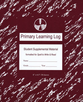 Primary Learning Log Student Supplemental Material (formatted for Spell to Write & Read)