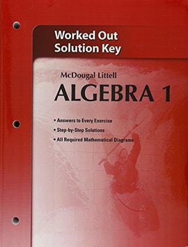 McDougal Littell Algebra 1 Worked-Out Solutions Key (USED)