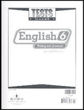 BJU Press English 6 Tests, 2nd Edition