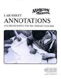 Miquon Math Labsheet Annotations