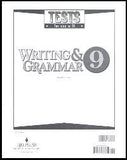 BJU Press Writing & Grammar 9 Tests (3ed)