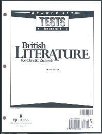BJU Press British Literature Test Answer Keys, 2nd Ed.