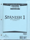 BJU Press Spanish 1 Tests Answer Key