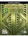 BJU Press Fundamentals of Math Teacher Edition (w/CD) 2ed
