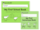 My First Book Set (My First School Book + My First Lowercase Book) (Pre-K) - Handwriting Without Tears