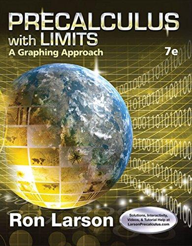 Precalculus With Limits: A Graphing Approach, 7th Edition (USED) - PEP Ohio Edition