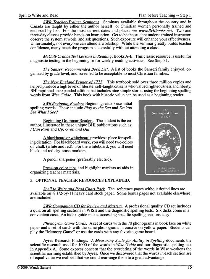 Spell to Write and Read | R.O.C.K. Solid Home School Books
