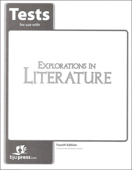 BJU Press Explorations in Literature Grade 7 Tests, 4th Edition