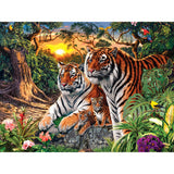 Glow in the Dark Hidden Images Jungle Pride 500 Piece Puzzle