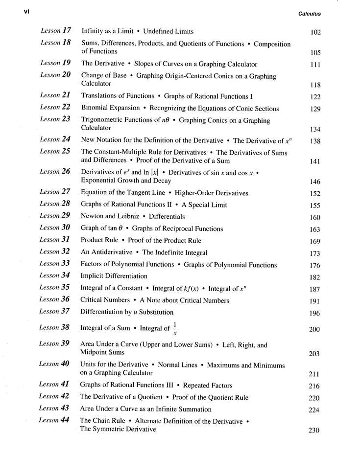 Saxon Math Calculus Kit, 2nd Edition R.O.C.K. Solid Home School Books