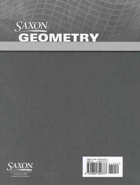 Saxon Math Geometry Homeschool Kit with Solutions Manual– R.O.C.K ...