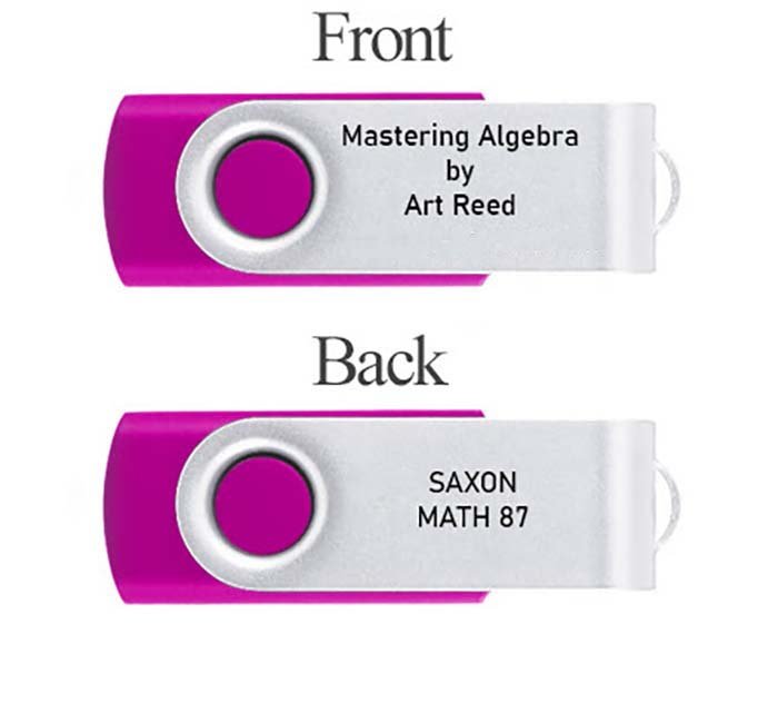 Mastering Algebra - Math 87, 2nd or 3rd Edition Flash Drive
