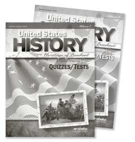 Abeka United States History: Heritage of Freedom Quiz and Test Book Volumes 1 and 2 - Revised