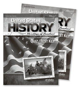 Abeka United States History: Heritage of Freedom Test Key Volumes 1 and 2 - Revised
