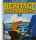 BJU Press Heritage Studies 4 TE Book and CD 3ED