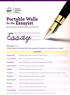 Portable Walls for the Essayist