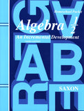 Saxon Math Algebra 1/2 Basic Kit, 3rd Edition
