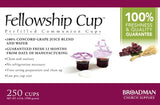 Fellowship Cup Prefilled Communion Cups (Juice/Wafer) - Package of 250