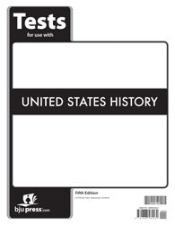 BJU Press United States History Grade 11 Test, 5th Edition