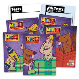 BJU Press Math 2 Home School Kit, 4th Edition