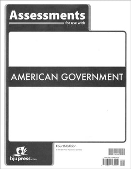BJU Press American Government Assessments, 4th Edition (Tests)