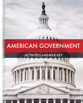 BJU Press American Government Student Activities Manual Answer Key, 4th Edition