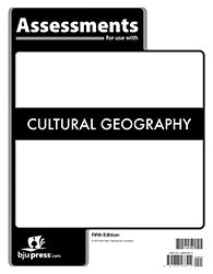 BJU Press Cultural Geography Assessments, 5th Edition (Tests)