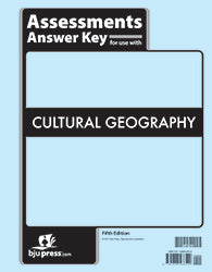 BJU Press Cultural Geography Assessments Answer Key, 5th Edition (Tests Answer Key)