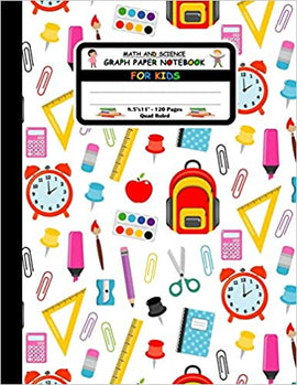 Math And Science Graph Paper Notebook For Kids