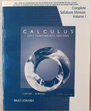 Calculus; Early Transcendental Functions, Complete Solutions Manual, Volume I, 5th Edition (USED) - PEP Ohio Edition