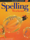 Spelling Workout Level D Teacher's Edition