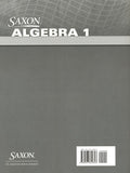 Saxon Math Algebra 1 Testing Book, 4th Edition