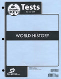 BJU Press World History Tests Answer Key, 5th Edition (10th Grade)