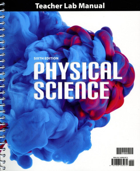 BJU Press Physical Science Lab Manual Teacher's Edition, 6th Edition | R.O.C.K. Solid Home ...