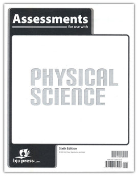 BJU Press Physical Science Assessments, 6th Edition (Tests)