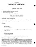 Wise Up: Wisdom in Proverbs Teacher's Manual (Grades 6-8)
