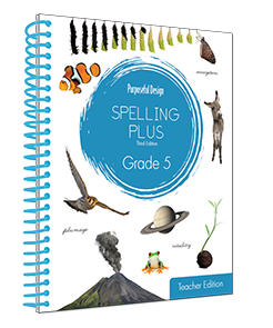 Spelling Plus Grade 5 Teacher Edition (Purposeful Design)