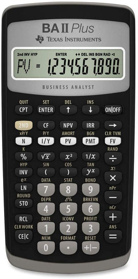 Texas Instruments BA II Plus Advance Financial Calculator