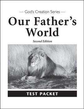 Our Father's World Test Packet, 2nd Edition (Grade 1)