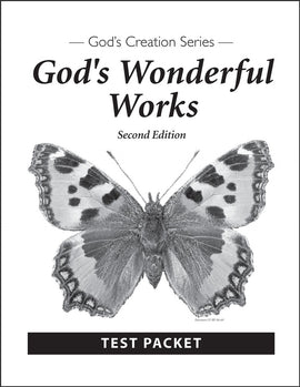 God's Wonderful Works Test Packet, 2nd Edition (Grade 2)