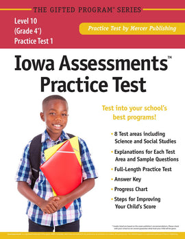 Iowa Assessments Practice Test for Grade 4 (Level 10)