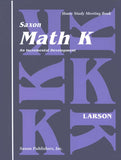 Saxon Math K Meeting Book