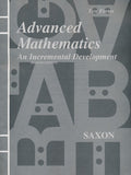 Saxon Math Advanced Math Kit, 2nd Edition