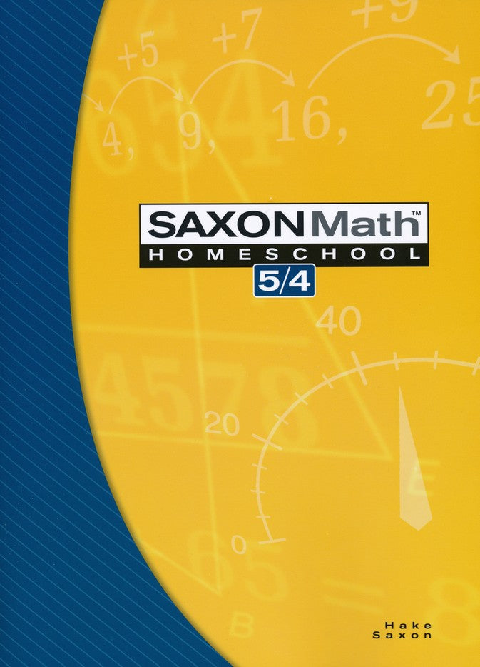 Saxon Math 54 Kit, 3rd Edition | R.O.C.K. Solid Home School Books