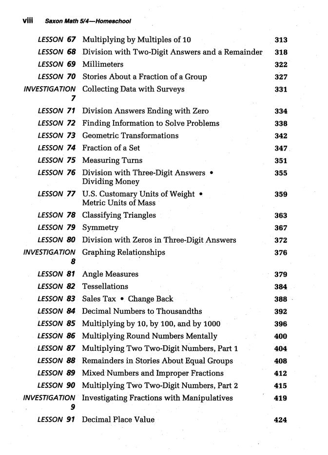 Saxon Math 54 Student Edition, 3rd Edition | R.O.C.K. Solid Home School ...