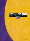 Saxon Math 87 Student Edition, 3rd Edition