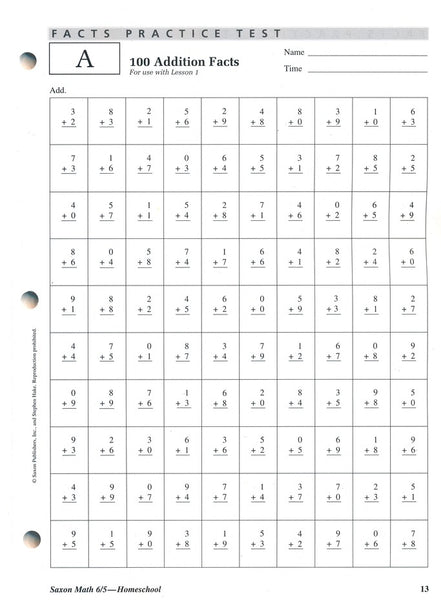 Saxon Math 65 Test 17.pdf Saxon Math 65 Tests and Worksheets, 3rd Edition– R.O.C.K. Solid Home ...