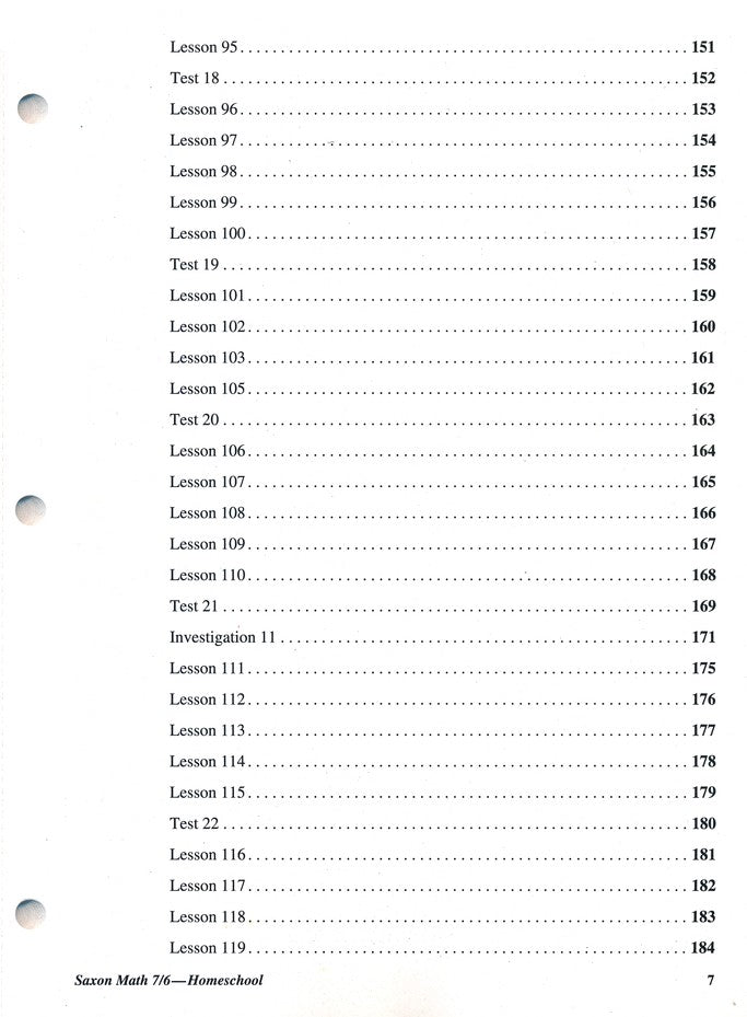 Saxon Math 76 Tests and Worksheets, 4th Edition | R.O.C.K. Solid Home ...