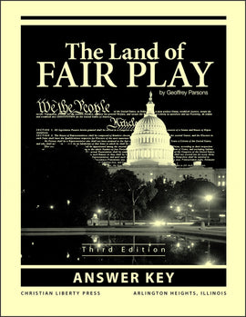 The Land Of Fair Play Answer Key, 3rd Edition