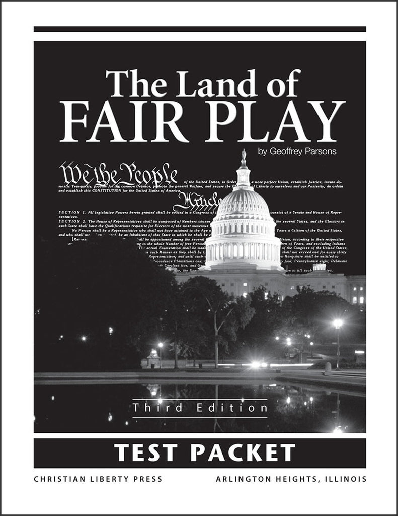 The Land Of Fair Play Test Pack, 3rd Edition